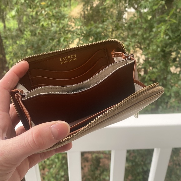Ralph Lauren Vintage Tan Leather Wallet - Picture 9 of 13